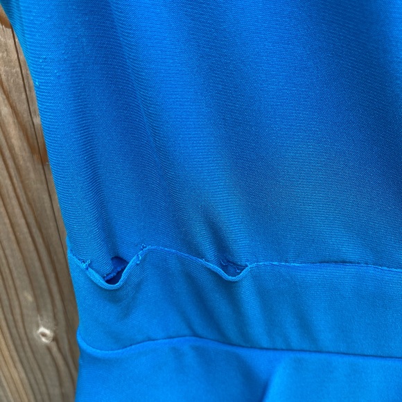 Frank Lyman Blue Ruffle Dress - Picture 7 of 11